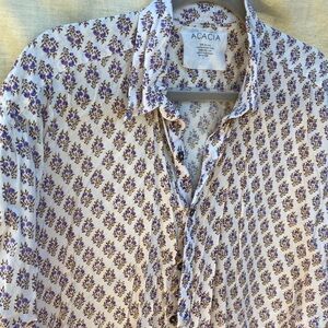 Acacia Mombasa Flora wisteria shirt S xlnt